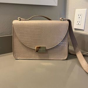 Snakeskin crossbody bag